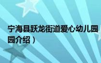 宁海县跃龙街道爱心幼儿园（关于宁海县跃龙街道爱心幼儿园介绍）