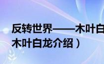 反转世界——木叶白龙（关于反转世界——木叶白龙介绍）