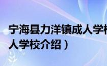 宁海县力洋镇成人学校（关于宁海县力洋镇成人学校介绍）