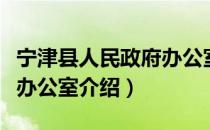 宁津县人民政府办公室（关于宁津县人民政府办公室介绍）