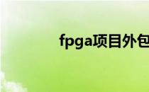 fpga项目外包（fpga项目）