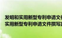 发明和实用新型专利申请文件撰写案例剖析用（关于发明和实用新型专利申请文件撰写案例剖析用介绍）