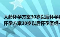 大龄怀孕方案30岁以后怀孕圣经——孕育新概念（关于大龄怀孕方案30岁以后怀孕圣经——孕育新概念简介）