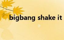 bigbang shake it（bigbang shake）