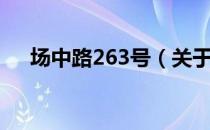 场中路263号（关于场中路263号简介）