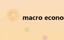 macro economy是什么意思