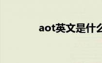 aot英文是什么意思（aoty）