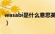 wasabi是什么意思英语（wasabi是什么意思）