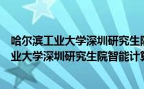 哈尔滨工业大学深圳研究生院智能计算中心（关于哈尔滨工业大学深圳研究生院智能计算中心介绍）