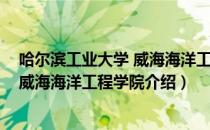 哈尔滨工业大学 威海海洋工程学院（关于哈尔滨工业大学 威海海洋工程学院介绍）