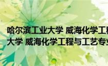 哈尔滨工业大学 威海化学工程与工艺专业（关于哈尔滨工业大学 威海化学工程与工艺专业介绍）