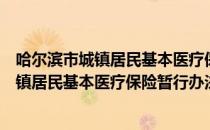 哈尔滨市城镇居民基本医疗保险暂行办法（关于哈尔滨市城镇居民基本医疗保险暂行办法介绍）