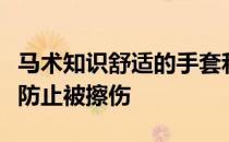 马术知识舒适的手套和无缝的内衣和袜子可以防止被擦伤