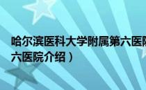 哈尔滨医科大学附属第六医院（关于哈尔滨医科大学附属第六医院介绍）