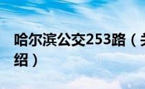 哈尔滨公交253路（关于哈尔滨公交253路介绍）