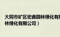 大同市矿区宏鑫园林绿化有限公司（关于大同市矿区宏鑫园林绿化有限公司）