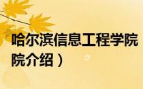 哈尔滨信息工程学院（关于哈尔滨信息工程学院介绍）