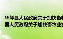 华坪县人民政府关于加快畜牧业发展的实施意见（关于华坪县人民政府关于加快畜牧业发展的实施意见简介）