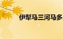 伊犁马三河马多属于干燥结实型