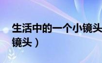 生活中的一个小镜头50字（生活中的一个小镜头）