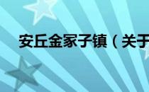 安丘金冢子镇（关于安丘金冢子镇介绍）