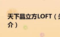 天下晶立方LOFT（关于天下晶立方LOFT简介）