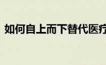 如何自上而下替代医疗端药的力度和普适性 