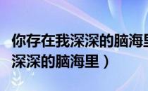 你存在我深深的脑海里是什么意思（你存在我深深的脑海里）