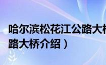 哈尔滨松花江公路大桥（关于哈尔滨松花江公路大桥介绍）