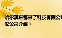 哈尔滨来都来了科技有限公司（关于哈尔滨来都来了科技有限公司介绍）