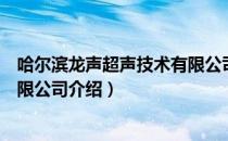 哈尔滨龙声超声技术有限公司（关于哈尔滨龙声超声技术有限公司介绍）