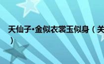 天仙子·金似衣裳玉似身（关于天仙子·金似衣裳玉似身简介）