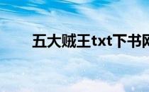 五大贼王txt下书网（五大贼王 txt）