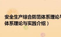 安全生产综合防范体系理论与实践（关于安全生产综合防范体系理论与实践介绍）