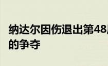 纳达尔因伤退出第48届ATP500鹿特丹公开赛的争夺