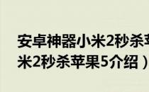 安卓神器小米2秒杀苹果5（关于安卓神器小米2秒杀苹果5介绍）