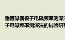 垂直磁偶极子电磁频率测深法的试验研究（关于垂直磁偶极子电磁频率测深法的试验研究简介）