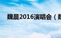 魏晨2016演唱会（魏晨my way演唱会）