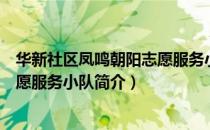 华新社区凤鸣朝阳志愿服务小队（关于华新社区凤鸣朝阳志愿服务小队简介）