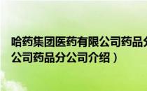 哈药集团医药有限公司药品分公司（关于哈药集团医药有限公司药品分公司介绍）