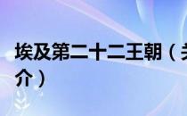 埃及第二十二王朝（关于埃及第二十二王朝简介）