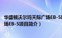 华盛顿沃尔玛天际广场EB-5项目（关于华盛顿沃尔玛天际广场EB-5项目简介）