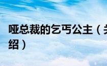 哑总裁的乞丐公主（关于哑总裁的乞丐公主介绍）