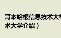 哥本哈根信息技术大学（关于哥本哈根信息技术大学介绍）