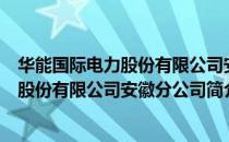 华能国际电力股份有限公司安徽分公司（关于华能国际电力股份有限公司安徽分公司简介）