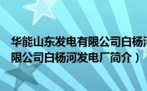 华能山东发电有限公司白杨河发电厂（关于华能山东发电有限公司白杨河发电厂简介）