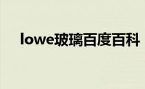 lowe玻璃百度百科（什么是lowe玻璃）