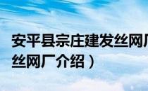 安平县宗庄建发丝网厂（关于安平县宗庄建发丝网厂介绍）