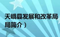 天峨县发展和改革局（关于天峨县发展和改革局简介）