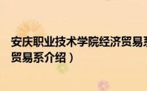 安庆职业技术学院经济贸易系（关于安庆职业技术学院经济贸易系介绍）